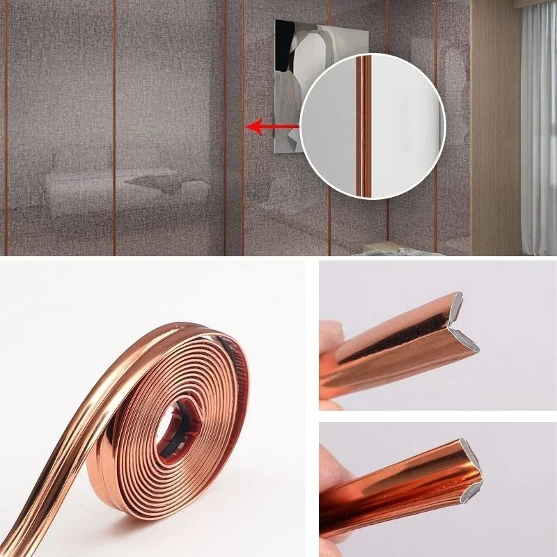 PVC Self Adhesive Wall Tape Protector Trim For Corners Windows And Countertops 6