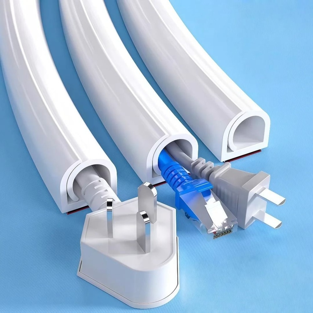 Paintable Wall Cable Concealer Cord Management Raceway 0