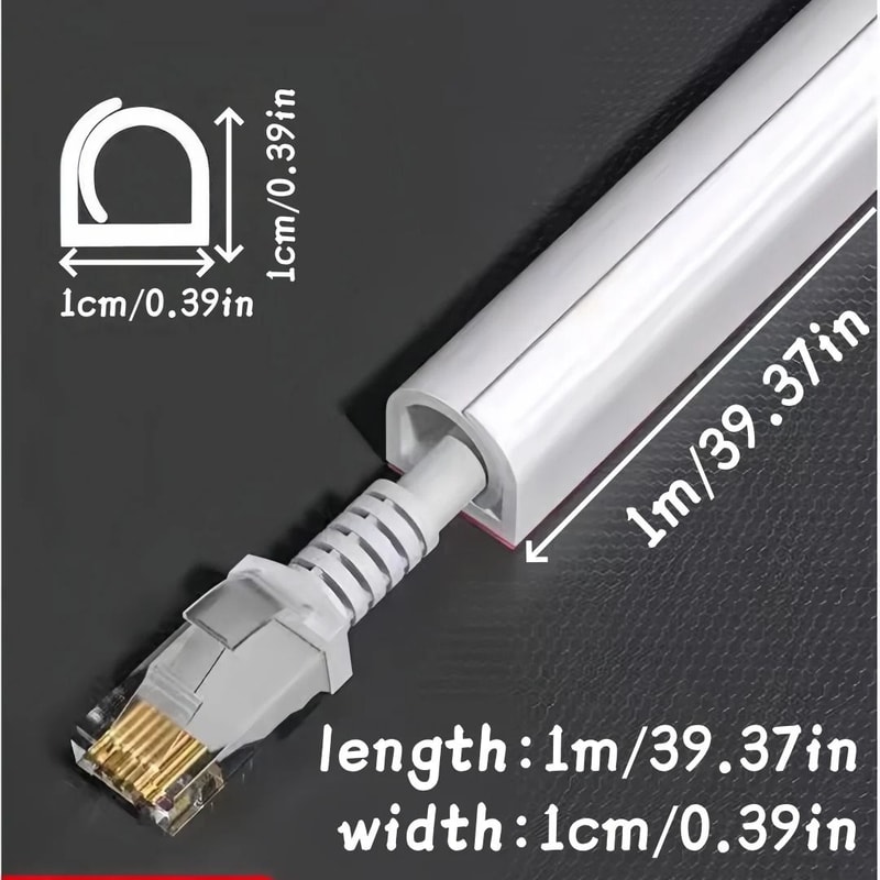 Paintable Wall Cable Concealer Cord Management Raceway 1