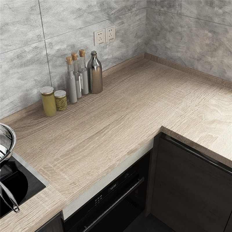 Peel And Stick Wood Grain Floor Sticker Roll 3