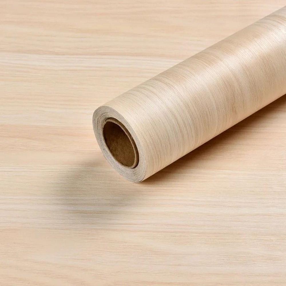 Peel And Stick Wood Grain Floor Sticker Roll 20
