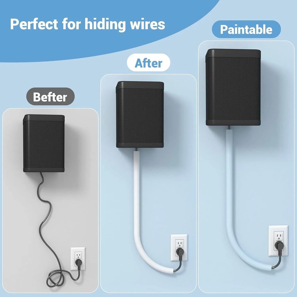Flexible Self Adhesive Cable Cover Cord Hider For Floors And Walls 4