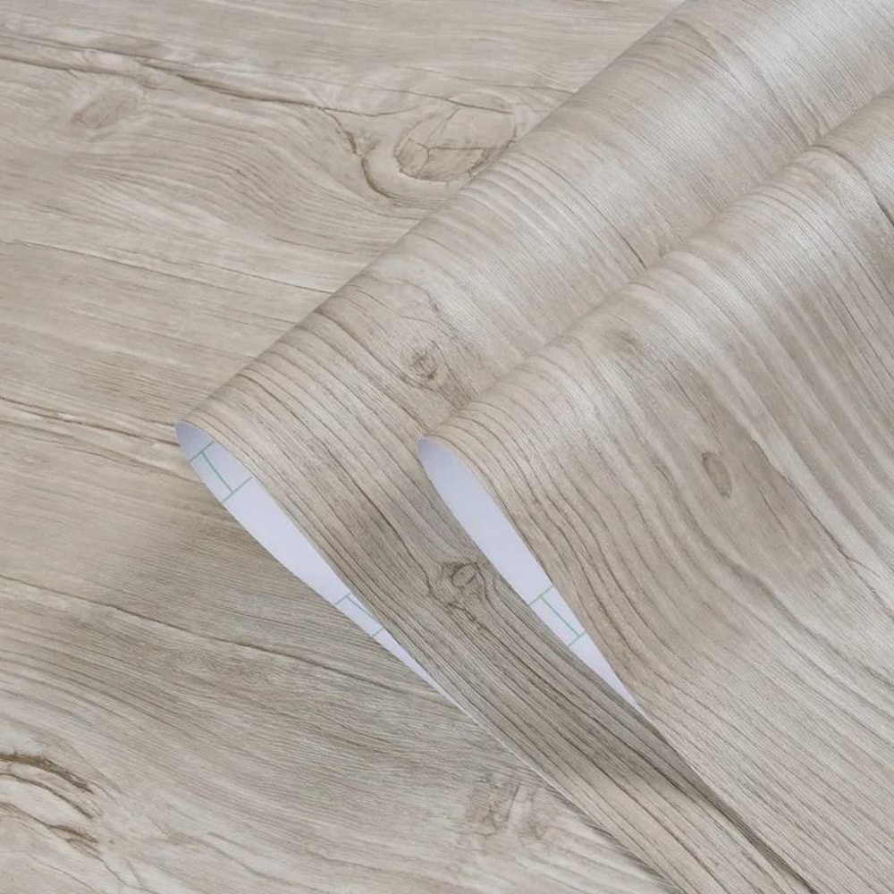 Wide Peel And Stick Wood Grain Vinyl Flooring Roll 9