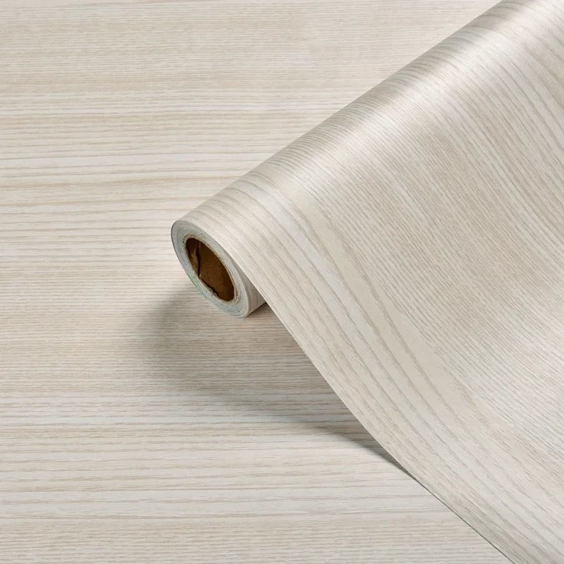 Wide Peel And Stick Wood Grain Vinyl Flooring Roll 6