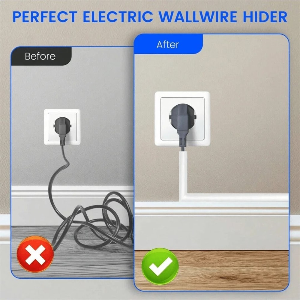 Invisible Adhesive Cord Management Channel Cable Cover 4