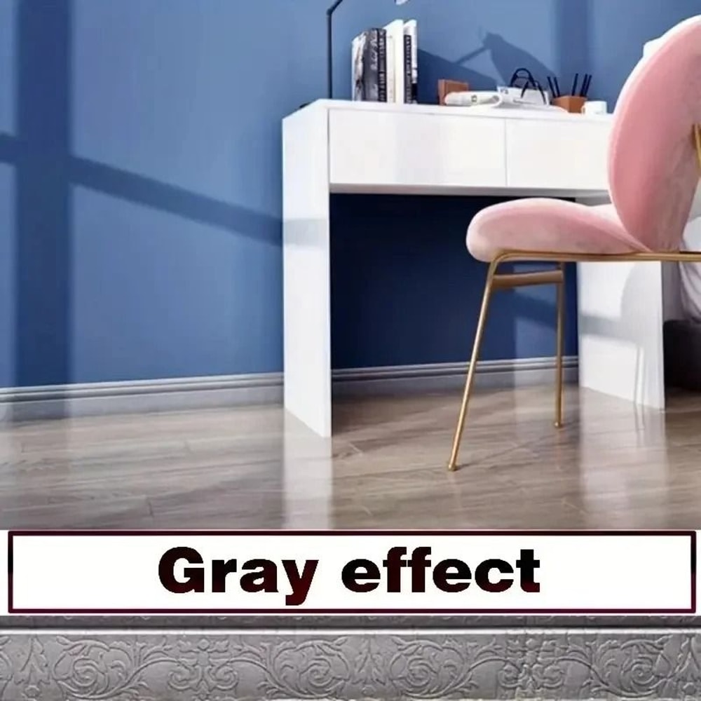 Self Adhesive 3D Wall Border Skirting Line Sticker 4