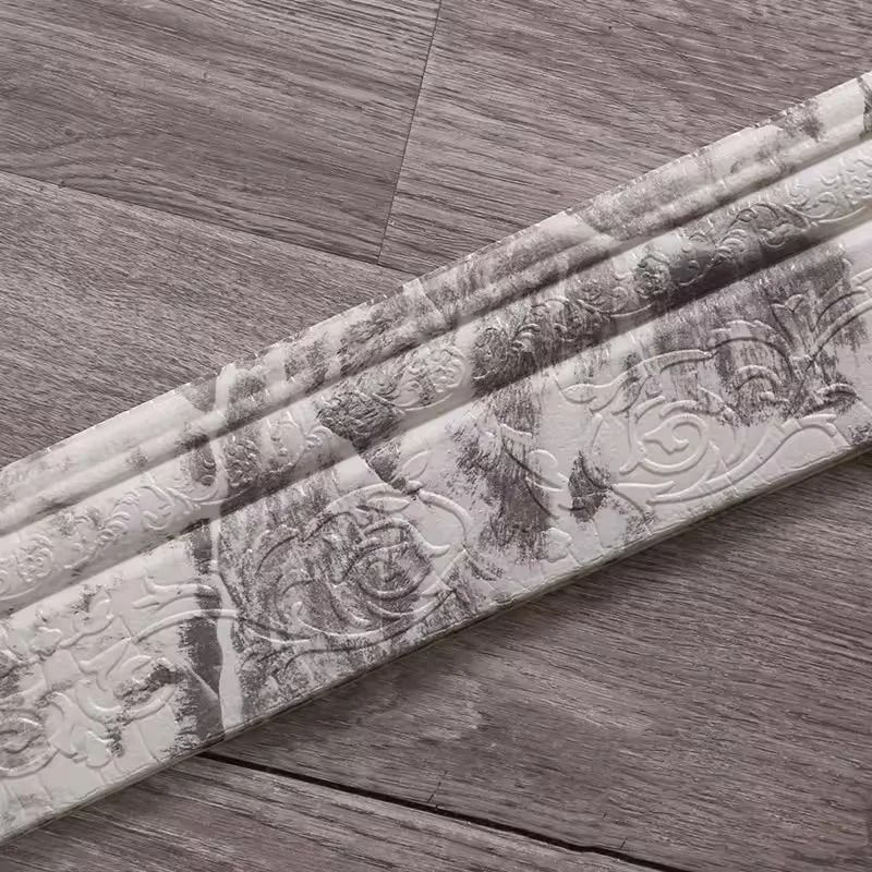 Self Adhesive 3D Wall Border Skirting Line Sticker 10