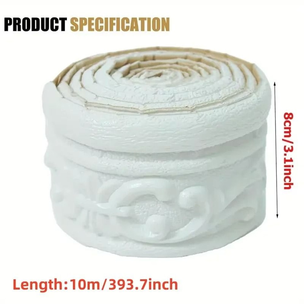 3D Self Adhesive Wall Trim Skirting Border Decor Strip 1