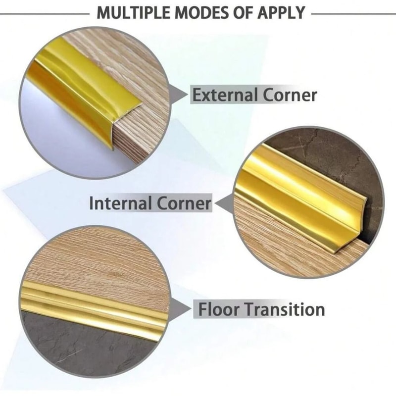 Self Adhesive Decorative Wall Trim Strip For Interior Edges 2