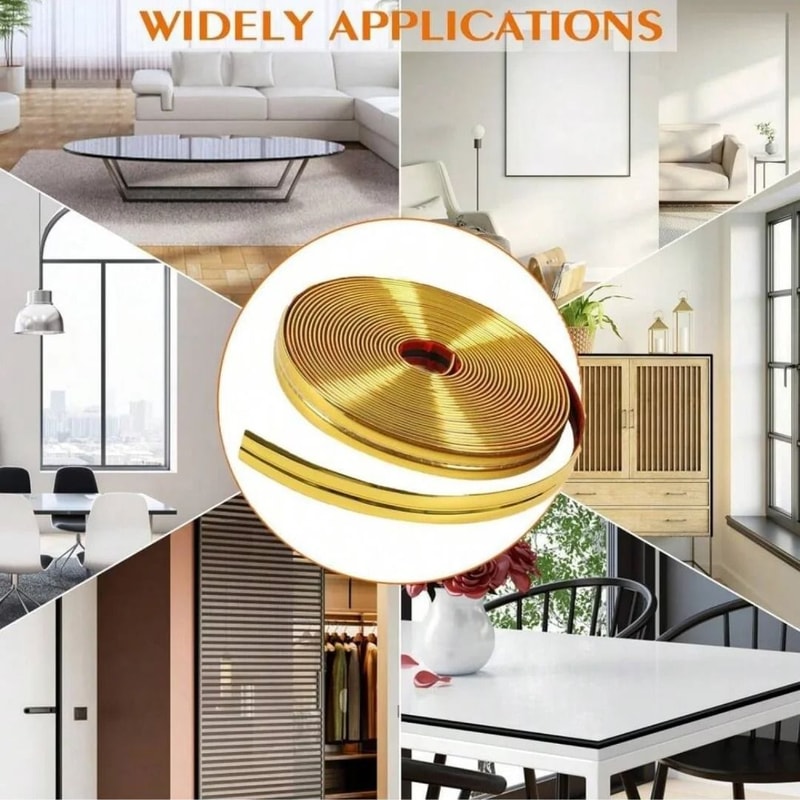 Self Adhesive Decorative Wall Trim Strip For Interior Edges 5