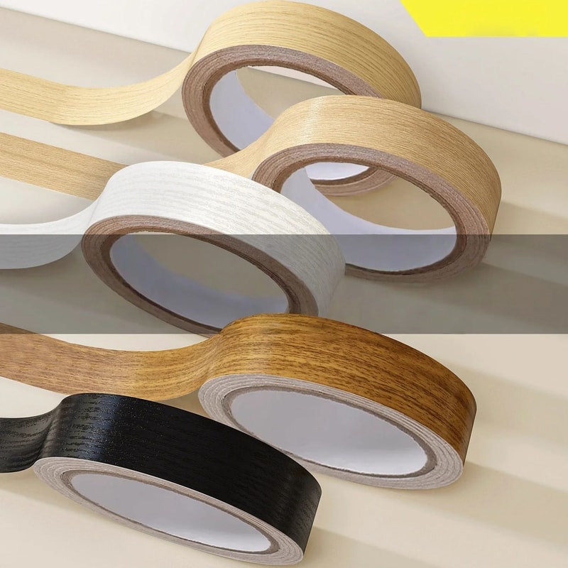 Wood Grain PVC Edge Banding Strip Heat Resistant Waterproof 0