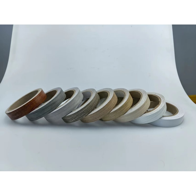 Wood Grain PVC Edge Banding Strip Heat Resistant Waterproof 4