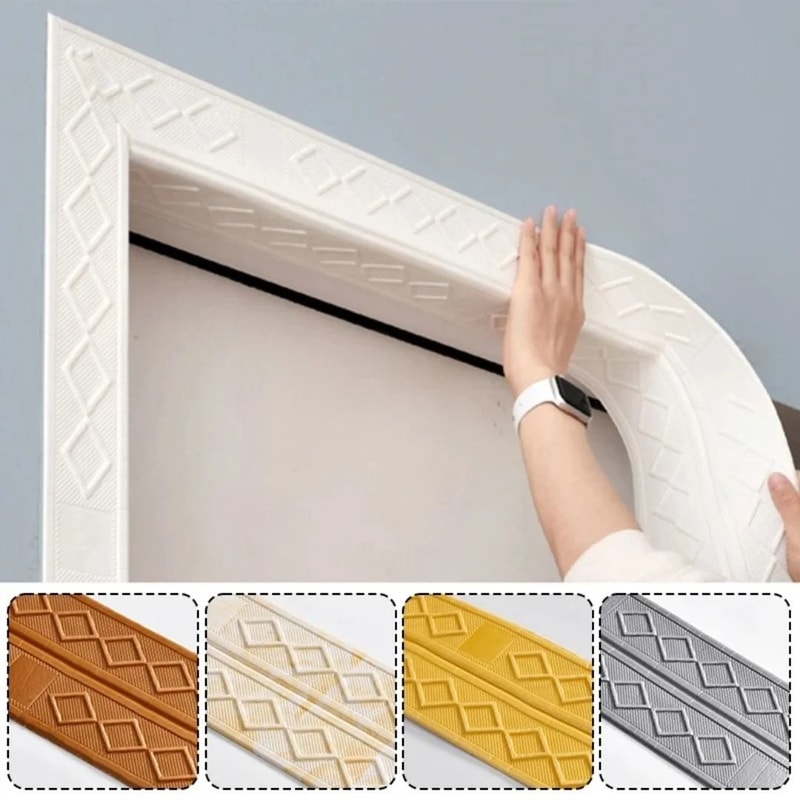 Self Adhesive Wall Trim Line Skirting Border Strip 0