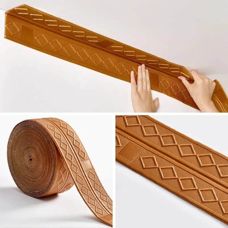 Self Adhesive Wall Trim Line Skirting Border Strip 8