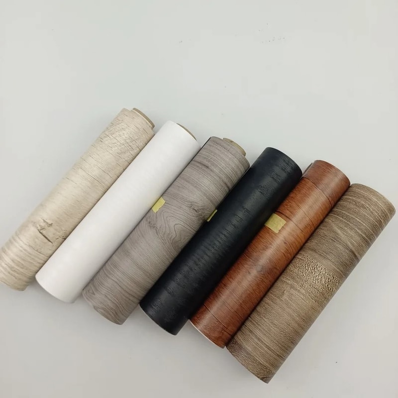 White Wood Grain PVC Door Frame Repair Sticker Trim 2