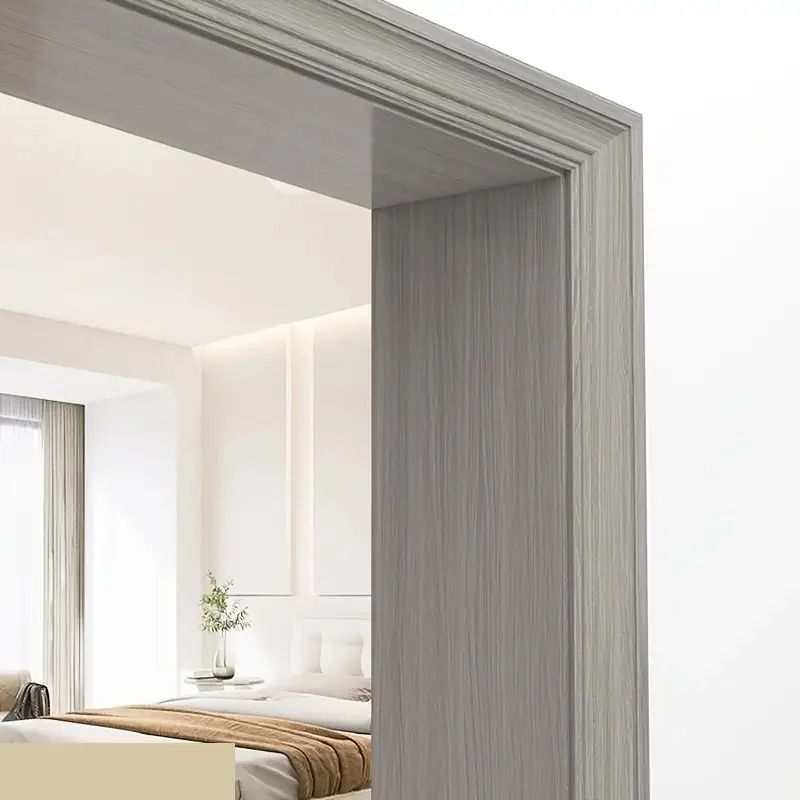 White Wood Grain PVC Door Frame Repair Sticker Trim 5