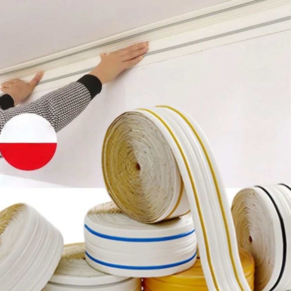 Large Self Adhesive Wall Skirting Ceiling Trim Sticker 0