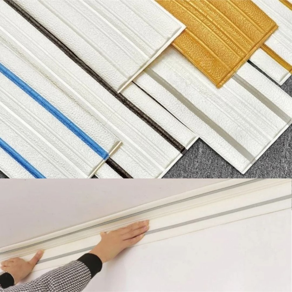 Large Self Adhesive Wall Skirting Ceiling Trim Sticker 4