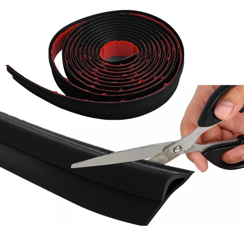 Rubber Flooring Transition Strip Carpet Edge Trim Gripper Tape 4