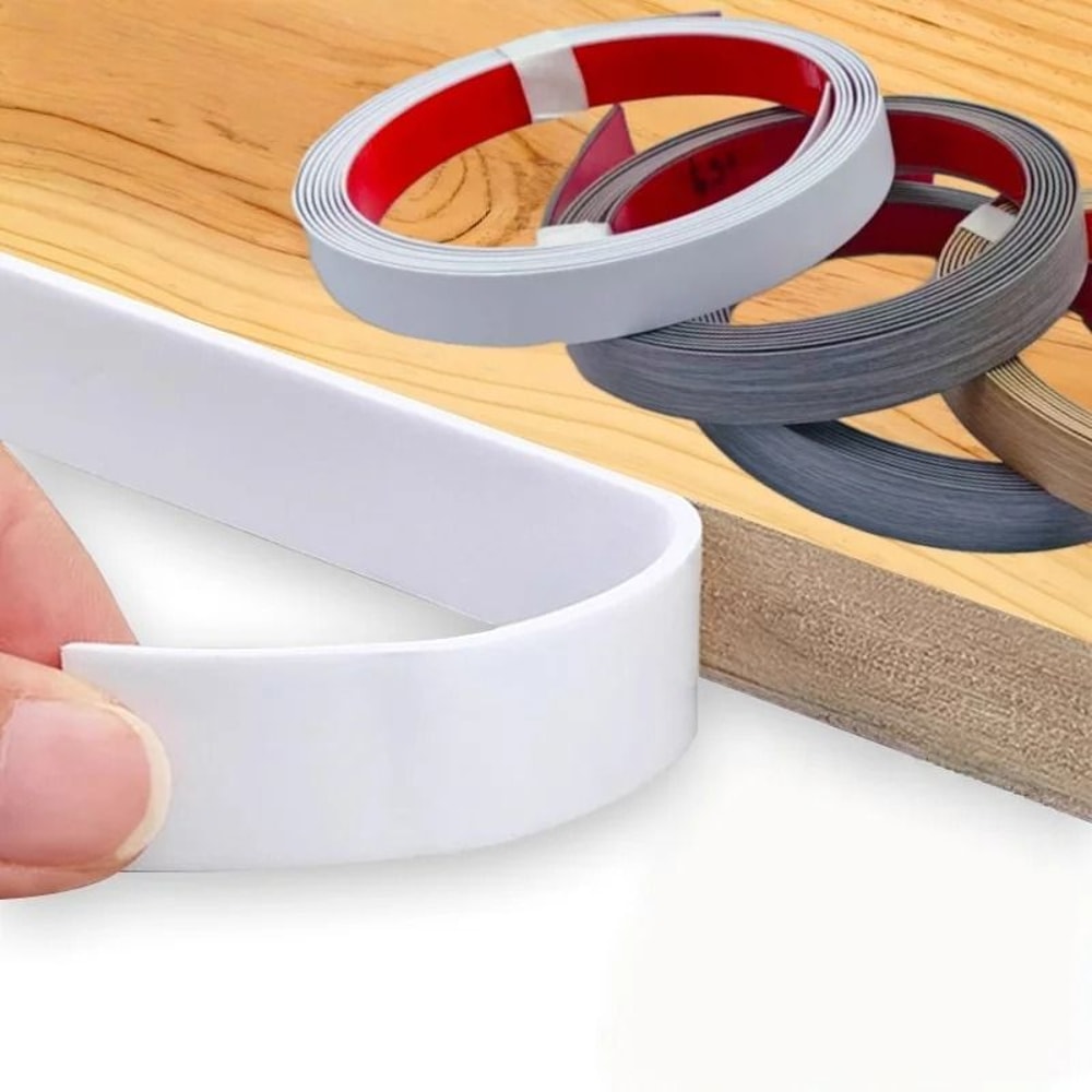 PVC Furniture Edging Banding Strip Adhesive Wood Veneer Tape 0