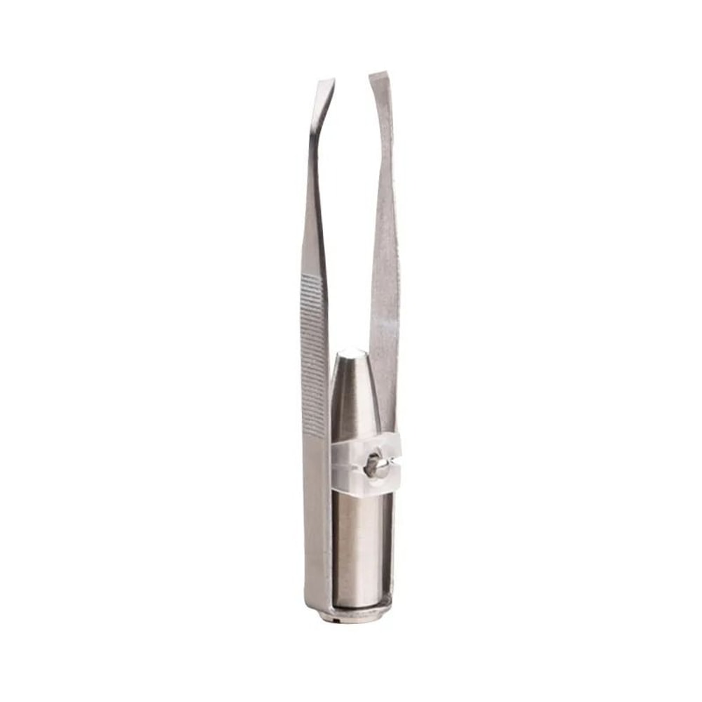 Stainless Steel Eyebrow Hair Removal Tweezer With LED Light 7