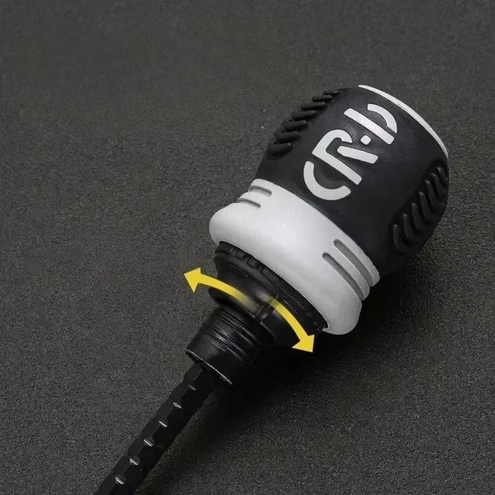 Compact Ratchet Screwdriver Handle Short Labor Saving Tool 7