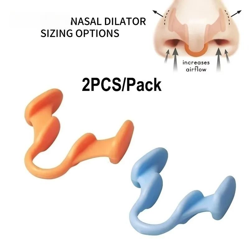 Mini Silicone Nose Clip Anti Snoring Sleep Aid Set 0