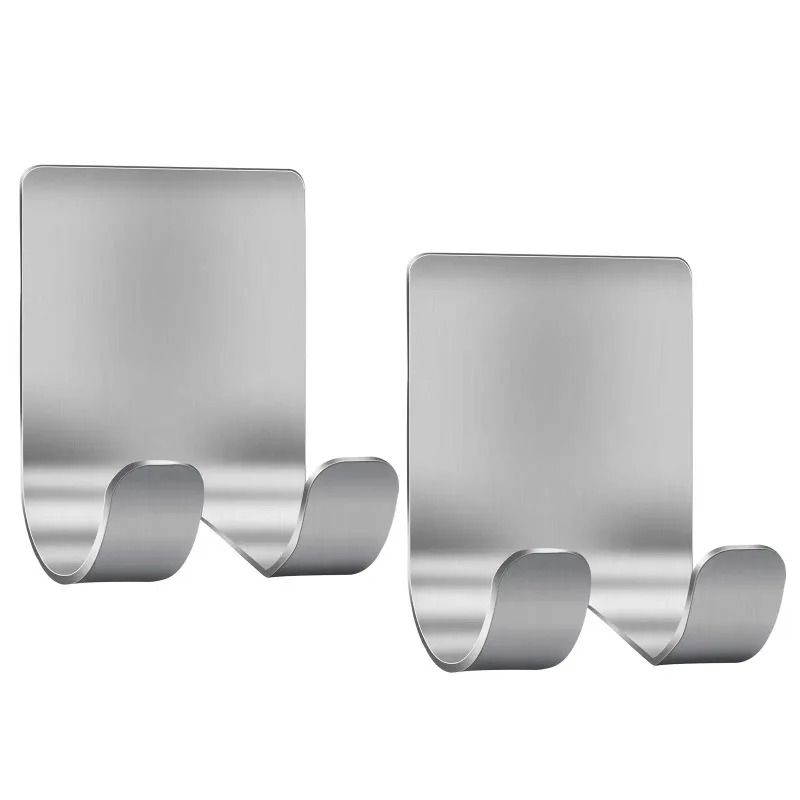 Stainless Steel Razor Holder Wall Mount Shaver Storage Hook Set 3