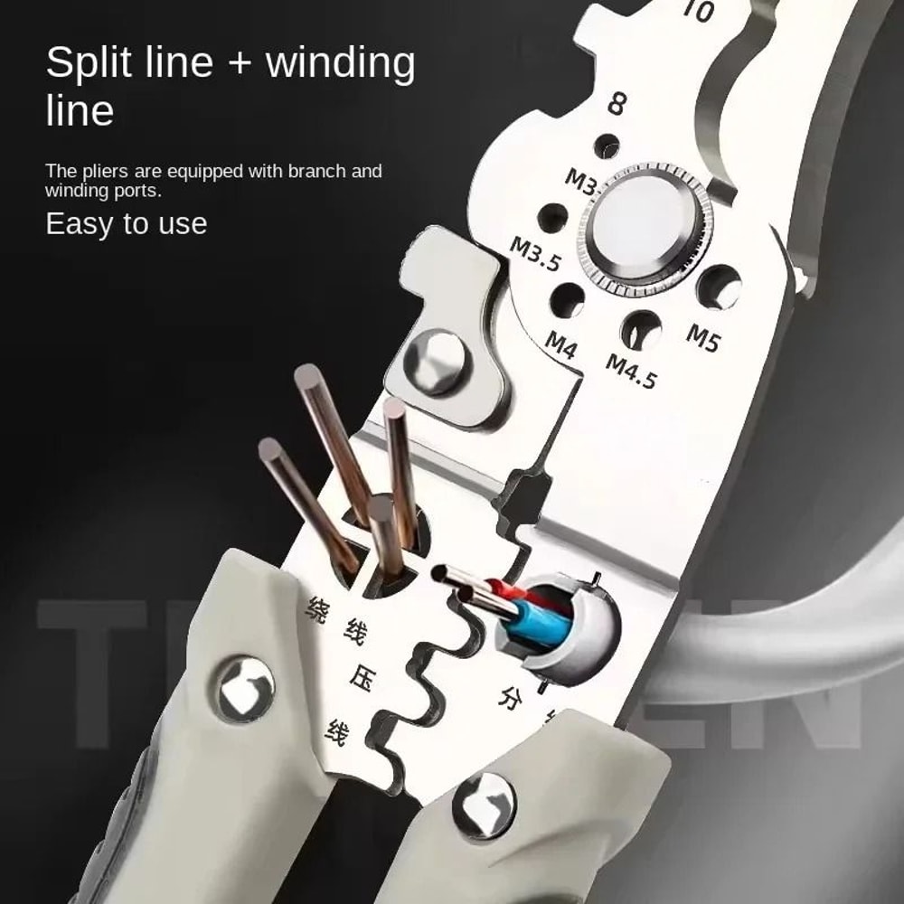 Multi Functional Electrician Pliers For Wire Cutting Stripping And Crimping 1