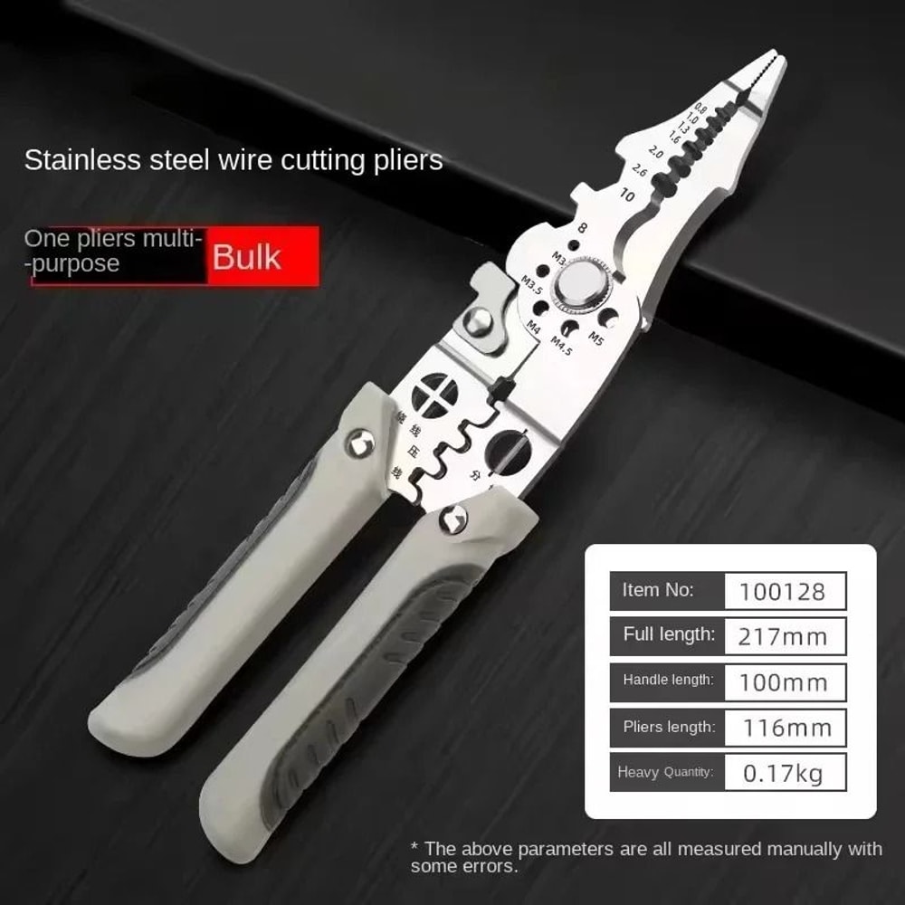 Multi Functional Electrician Pliers For Wire Cutting Stripping And Crimping 5