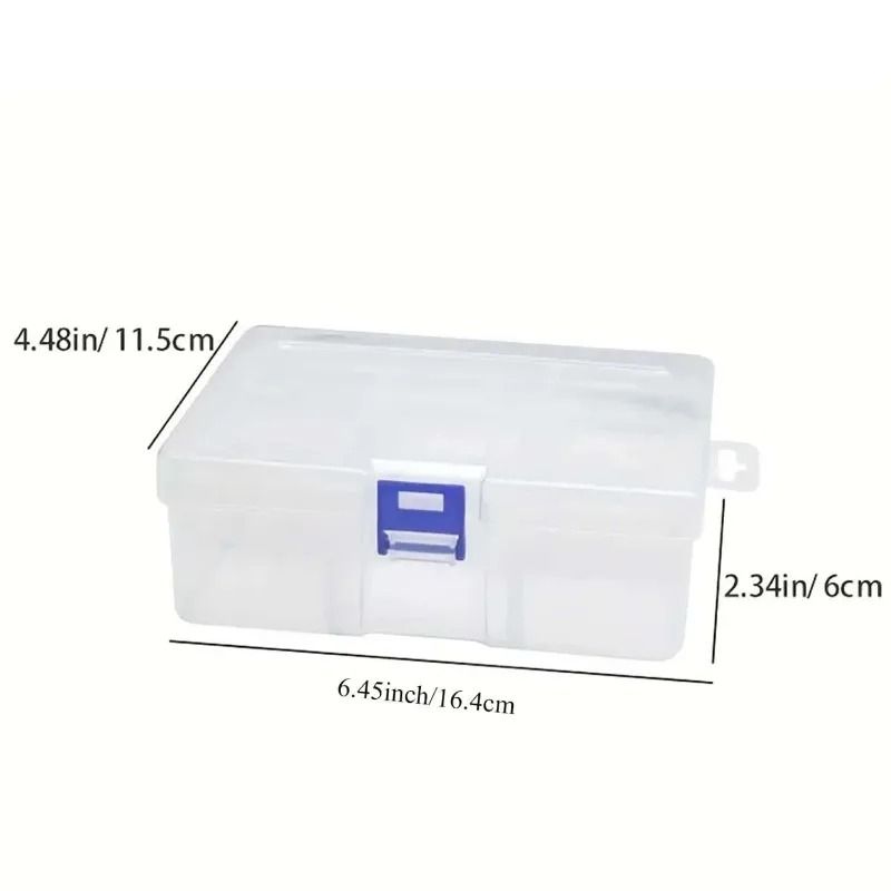 Transparent Plastic Storage Box For Jewelry Crafts And Small Accessories 2