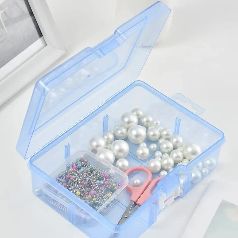 Transparent Plastic Storage Box For Jewelry Crafts And Small Accessories 4