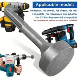 heavy duty ground rod driver bit for rotary hammer drill