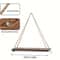 Wooden Hanging Rope Shelf Floating Wall Plant Display Tray 4