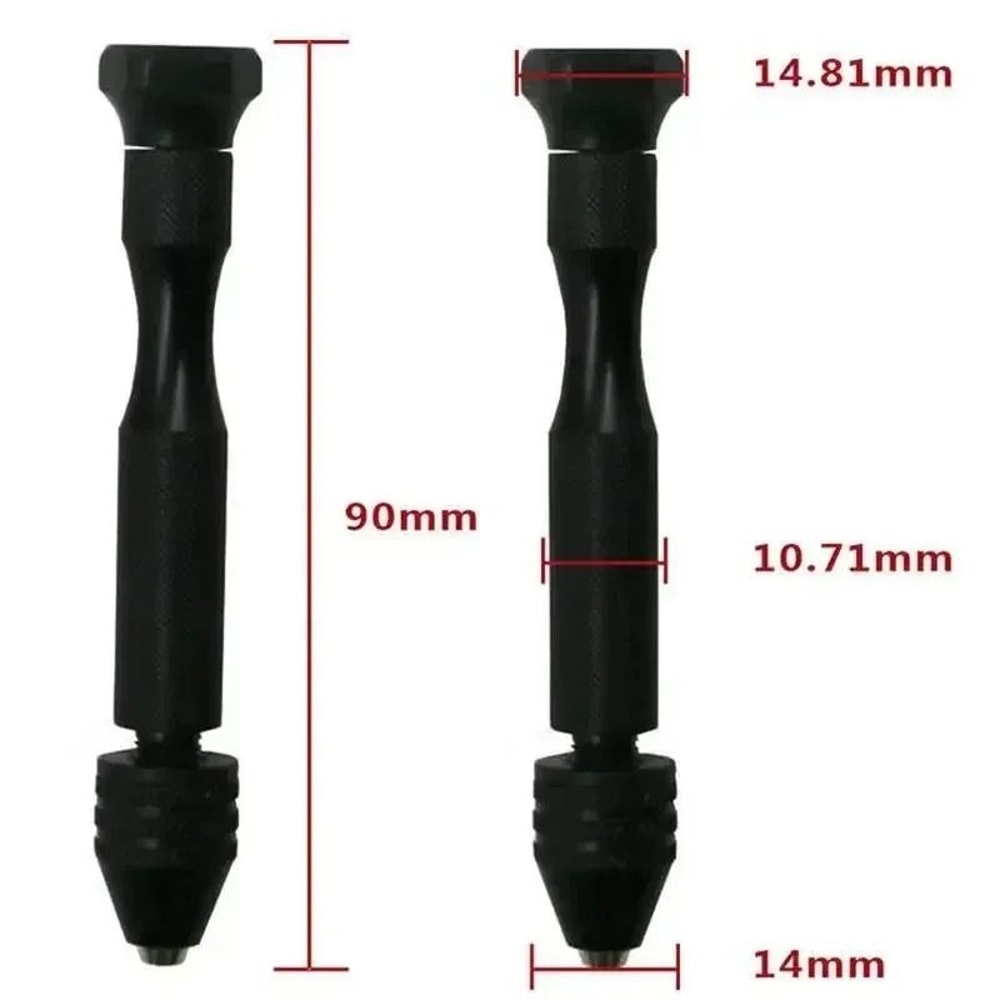 Mini Hand Twist Drill Set With Chuck For Wood And DIY Craft Drilling 5