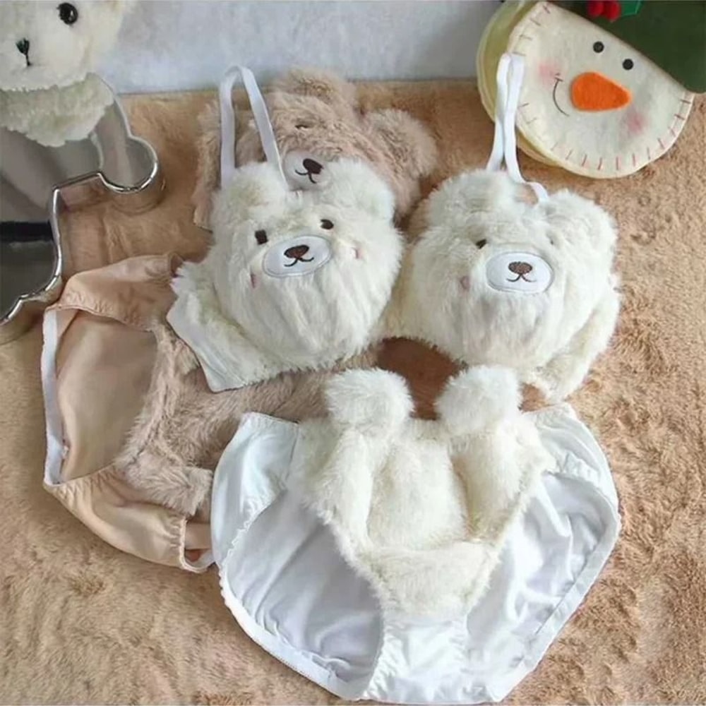 Soft Cute Bear Japanese Style Lingerie Bra For Women 1