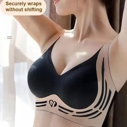plus size seamless everyday support bra for women