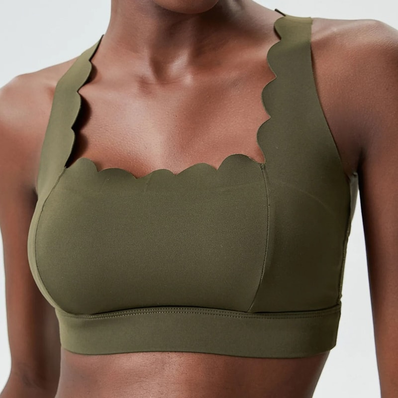 Buttery Soft Square Neck Fitness Yoga Bra For Women 9