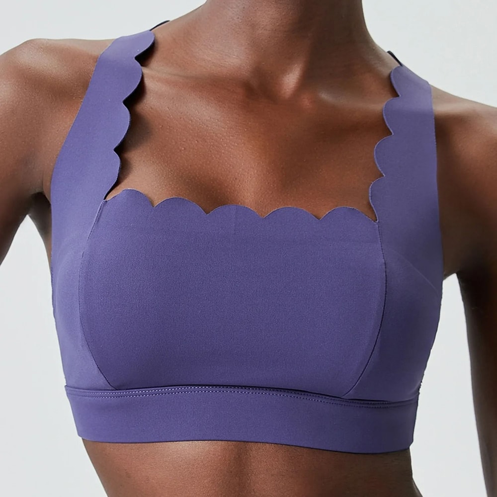 Buttery Soft Square Neck Fitness Yoga Bra For Women 11