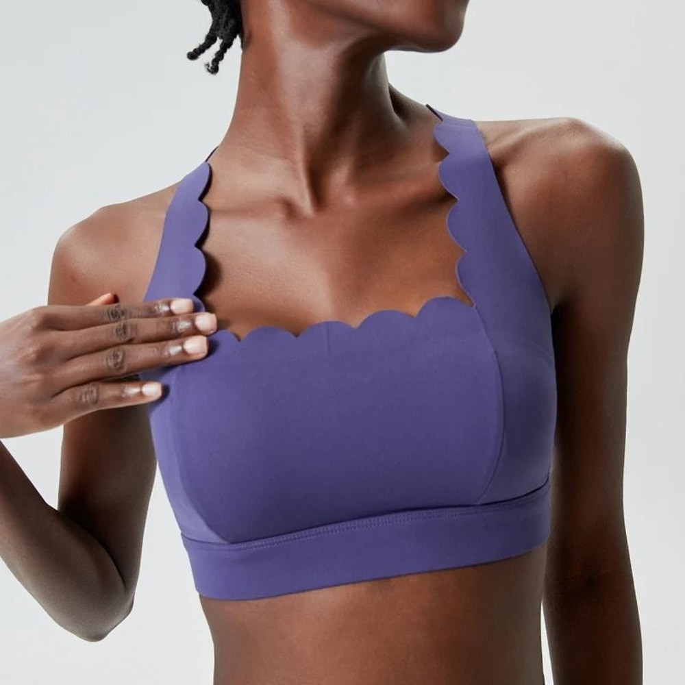 Buttery Soft Square Neck Fitness Yoga Bra For Women 3