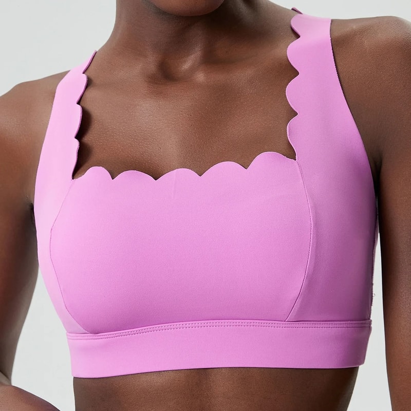 Buttery Soft Square Neck Fitness Yoga Bra For Women 8