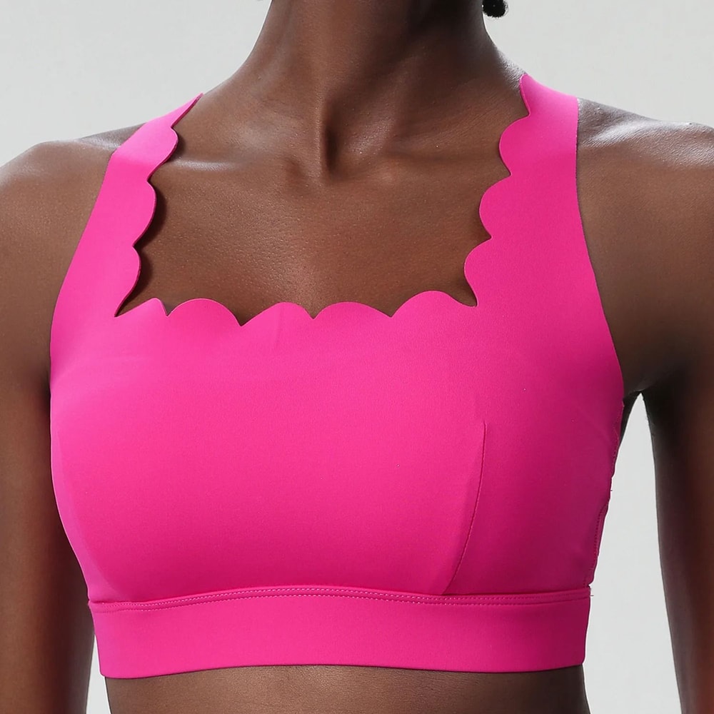 Buttery Soft Square Neck Fitness Yoga Bra For Women 15