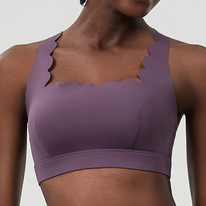 Buttery Soft Square Neck Fitness Yoga Bra For Women 16