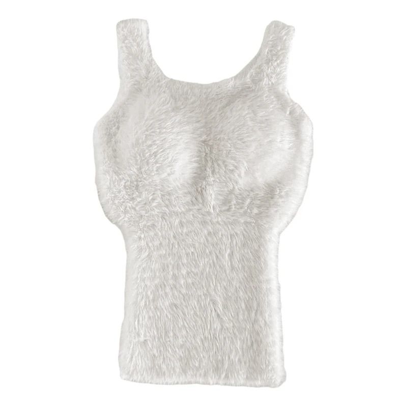 Plush Warm Fleece Camisole Bra Top For Women 11
