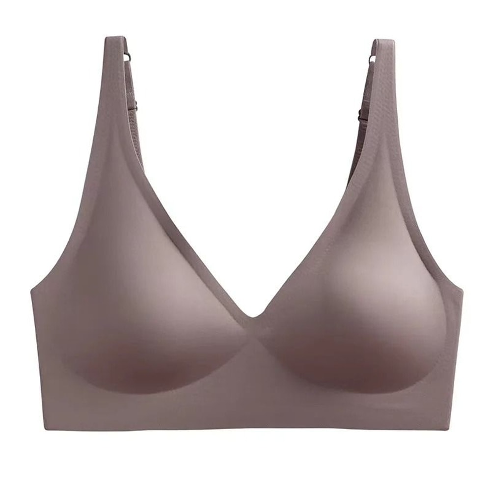 Soft Support Jelly Glue Deep V Seamless Bra Without Underwire 7