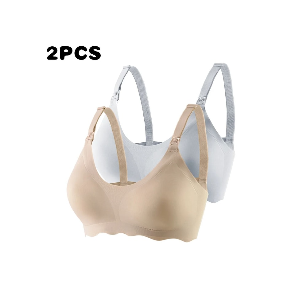 Comfortable Breathable Ultra Thin Nursing Bra Set For Pregnant Women 0