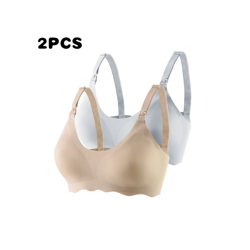 Comfortable Breathable Ultra Thin Nursing Bra Set For Pregnant Women 0