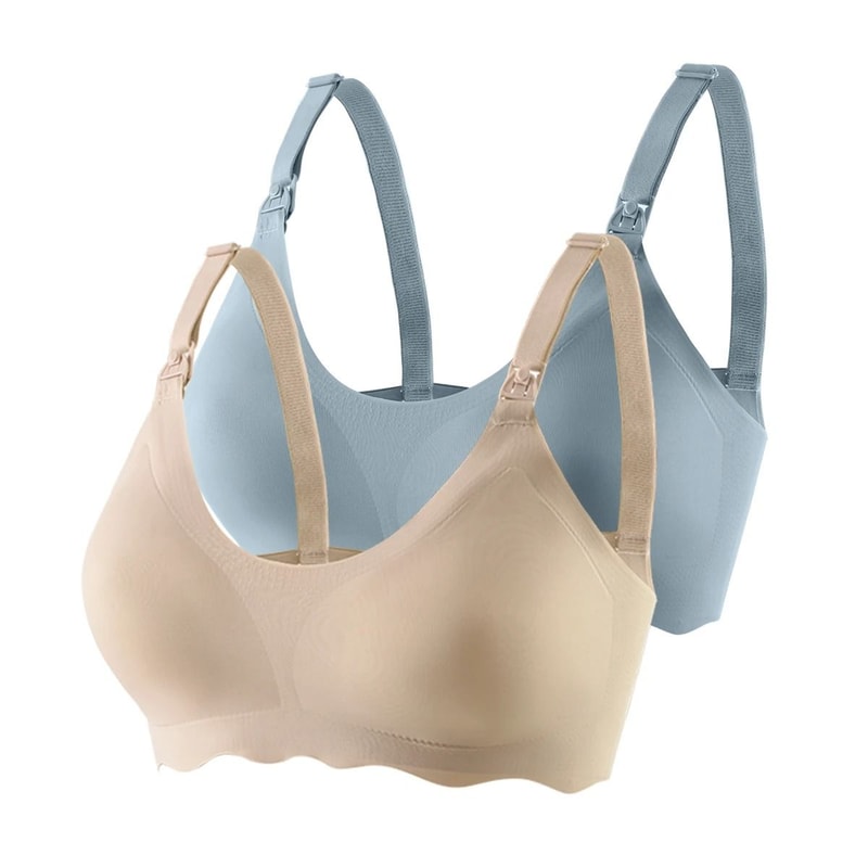 Comfortable Breathable Ultra Thin Nursing Bra Set For Pregnant Women 10