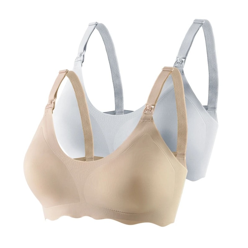 Comfortable Breathable Ultra Thin Nursing Bra Set For Pregnant Women 8