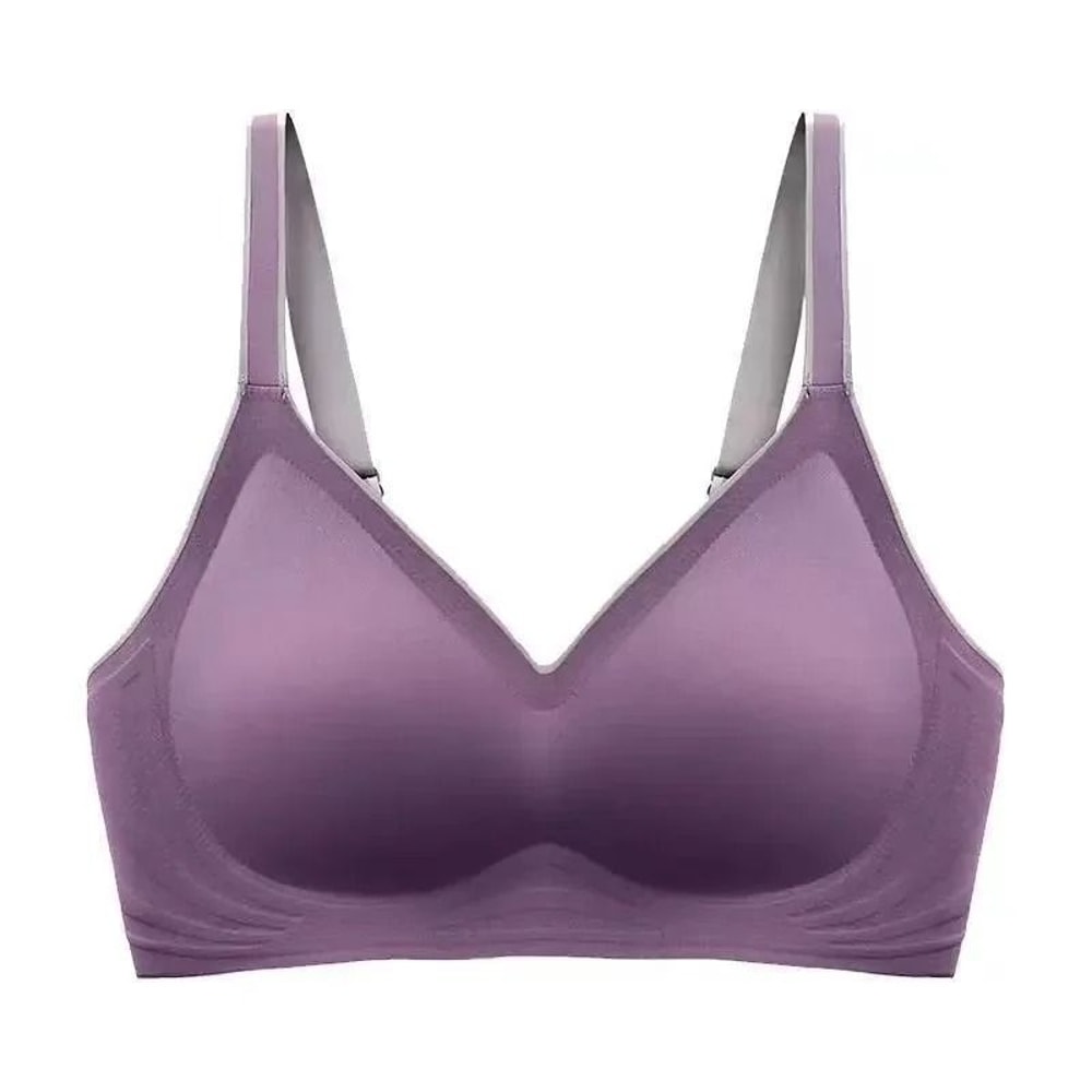 Contrast Color Gradient Seamless Push Up Bra Without Underwire For Women 9